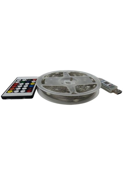 Usb'li 5V Yılbaşı LED Işık Dış Mekan, Rgb Pixel Akıllı Peri LED 10 Metre