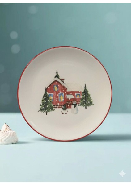 Winter Time /house 6lı Pasta Tabağı 26CM