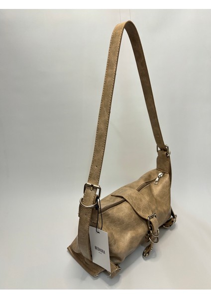 Carter Koyu Bej Mat Kadın Omuz ve Kol Çantası modelleri