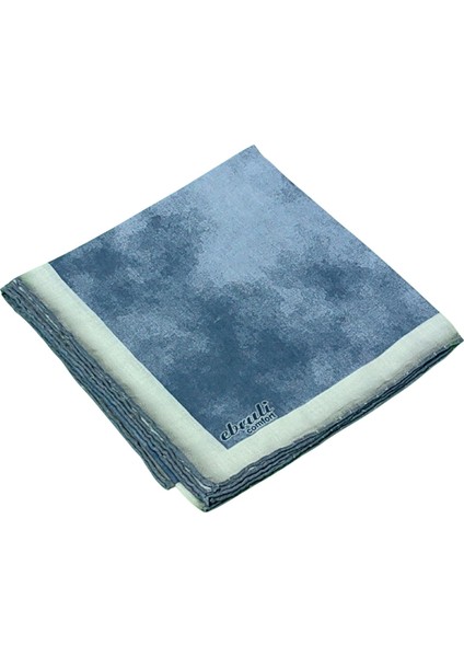 Ebruli Soft Pamuklu Desenli Eşarp - 95X95 cm modelleri