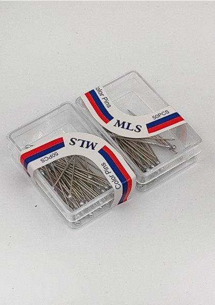 Paslanmaz Başlıklı Ipek Eşarp ve Şal Iğnesi Seti – 100'LÜ