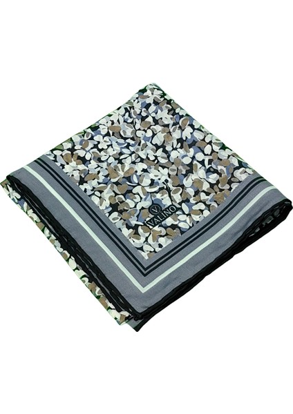 Valino Çiçek Desenli Şifon Eşarp – 90X90 cm fiyatları