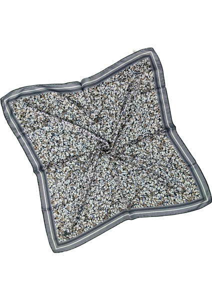 Valino Çiçek Desenli Şifon Eşarp – 90X90 cm modelleri