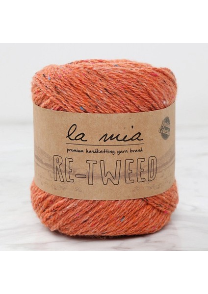 La Mia Re-Tweed Turuncu Melanj El Örgü Ipi - L144