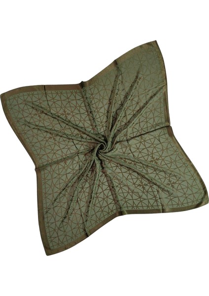 Mısırlı Eşarpları Devore Geometrik Desenli Eşarp modelleri