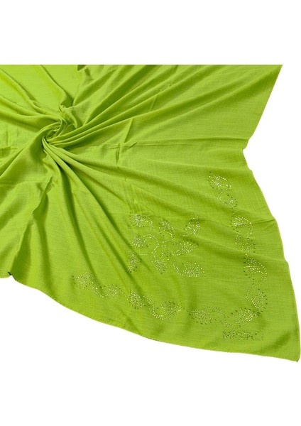 Mısırlı Eşarpları Taşlı Pamuklu Yazma Eşarp - 100X100 cm fiyatları