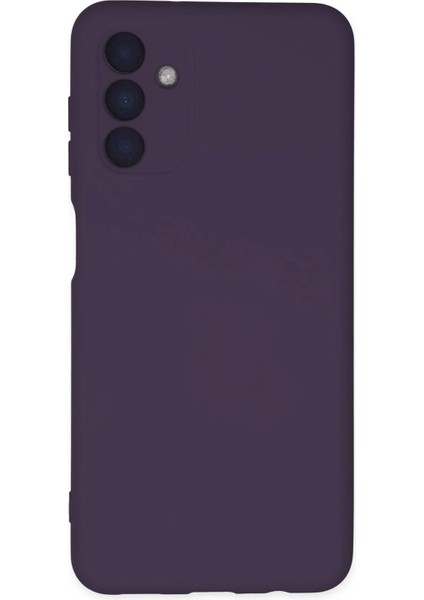 Samsung Galaxy A04S Kılıf Nano Içi Kadife Silikon - Mor