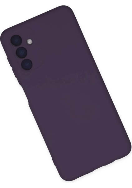 Samsung Galaxy A04S Kılıf Nano Içi Kadife Silikon - Mor