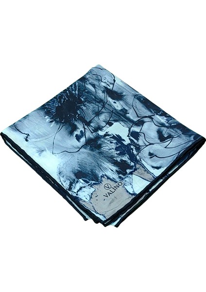 Valino Çiçek Desenli Şifon Eşarp – 90X90 cm modelleri