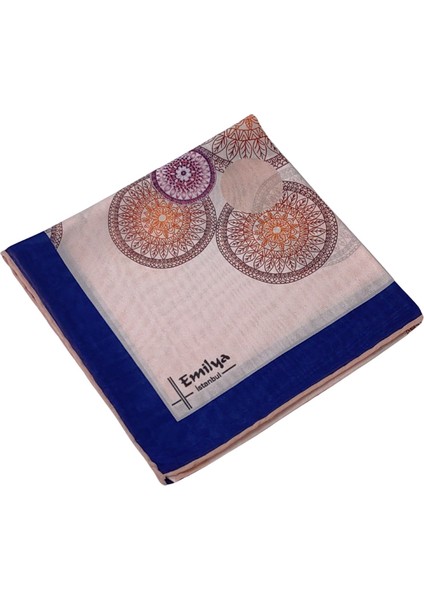 Emilya Kadın Fresh Şifon Desenli Geometrik Eşarp 90X90 cm fiyatları