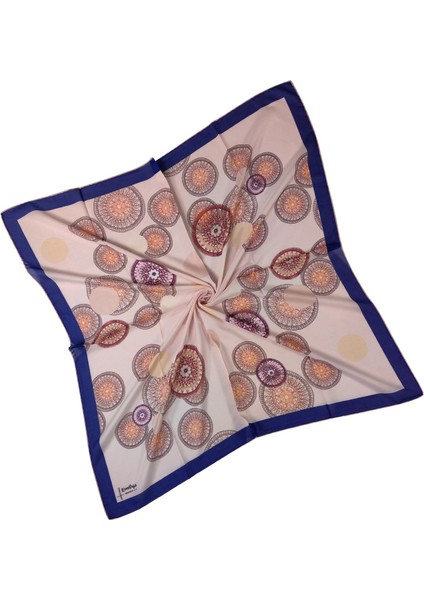 Emilya Kadın Fresh Şifon Desenli Geometrik Eşarp 90X90 cm modelleri