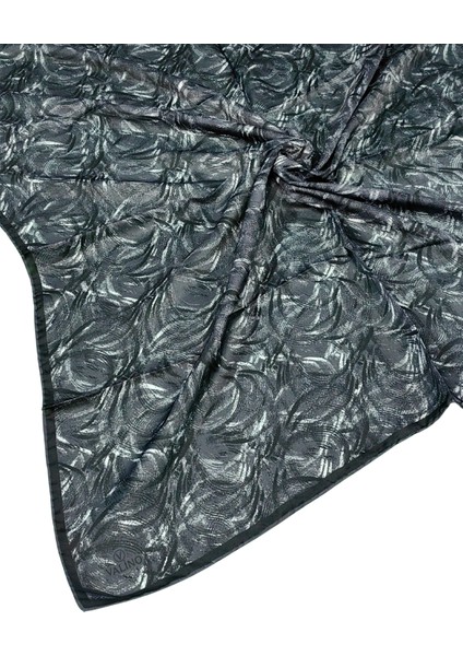 Valino Desenli Şifon Eşarp – 90X90 cm