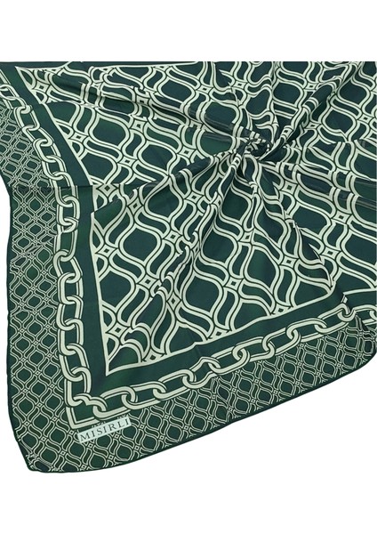 Mısırlı Eşarpları Emprime Krep Desenli Eşarp