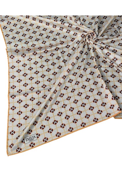 Emilya Rayon Desenli Eşarp 90X90 cm modelleri