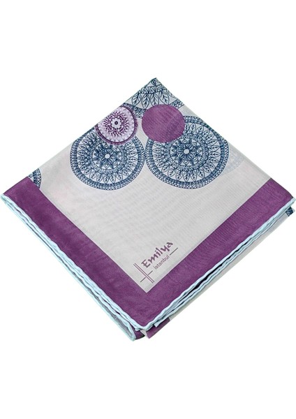 Emilya Kadın Fresh Şifon Desenli Geometrik Eşarp 90X90 cm fiyatları