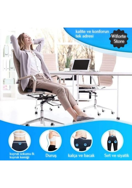 Ortopedik Visco Oturma Minderi – Kuyruk Sokumu Destekli Ergonomik Oturma Yastığı | Elastik Visco Oturma Yastığı modelleri