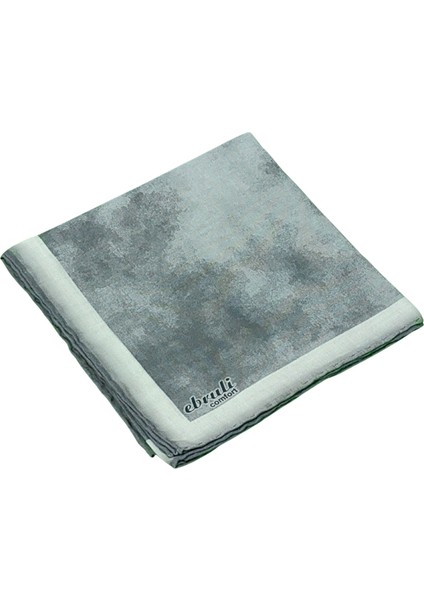 Ebruli Soft Pamuklu Desenli Eşarp - 95X95 cm modelleri