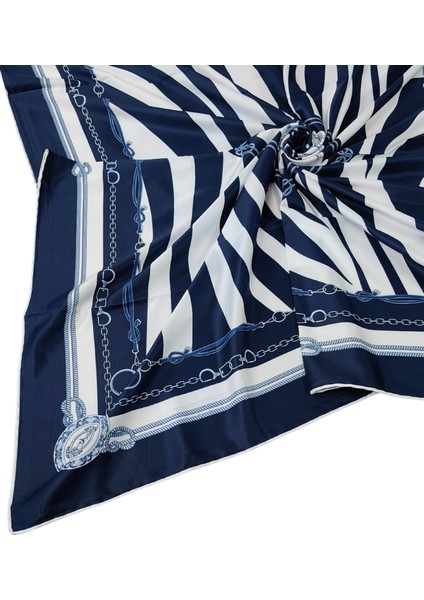 Vesi Eşarp Zincir Desenli Sport Twill Eşarp 120X120 cm modelleri