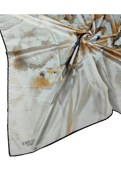 Emilya Rayon Çiçek Desenli Eşarp 90X90 cm fiyatları