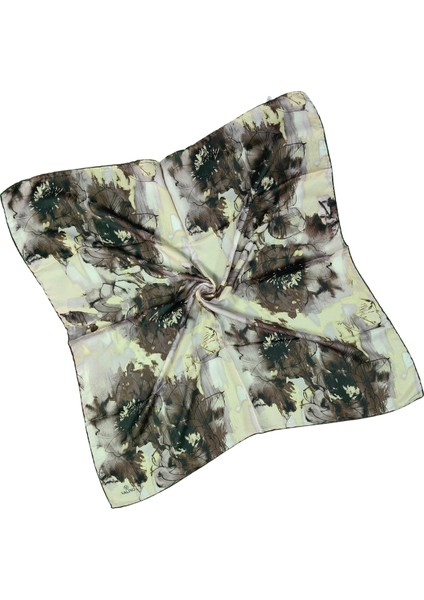 Valino Çiçek Desenli Şifon Eşarp – 90X90 cm fiyatları
