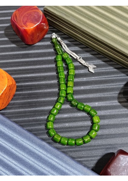 Sıkma Kehribar Tesbih Yeşil Renk + Sıkma Kehribar Tesbih Kırmızı Renk fiyatları