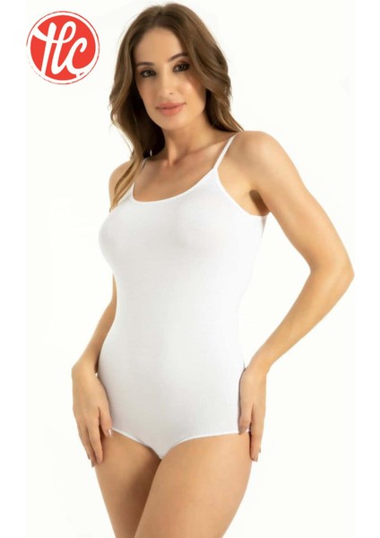 702 Kadın Bambu Ip Askılı Çıtçıtlı Body