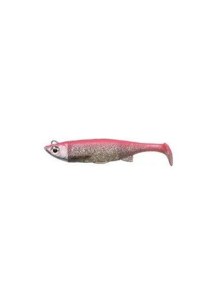 3D Tpe Minnow Jig 11GR 8cm Pink Glitt