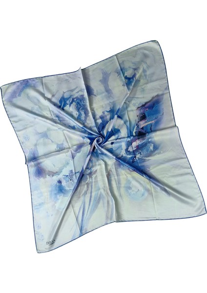 Emilya Rayon Çiçek Desenli Eşarp 90X90 cm modelleri