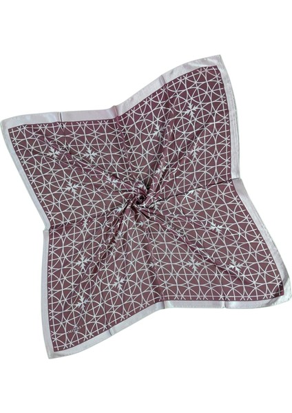 Mısırlı Eşarpları Devore Geometrik Desenli Eşarp modelleri