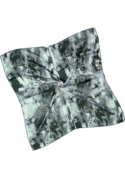 Valino Çiçek Desenli Şifon Eşarp – 90X90 cm fiyatları
