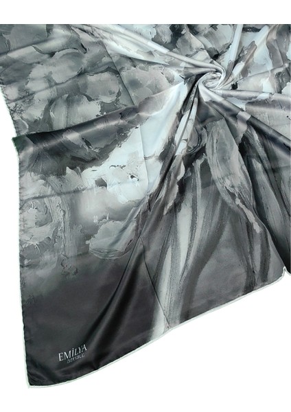 Emilya Rayon Çiçek Desenli Eşarp 90X90 cm fiyatları