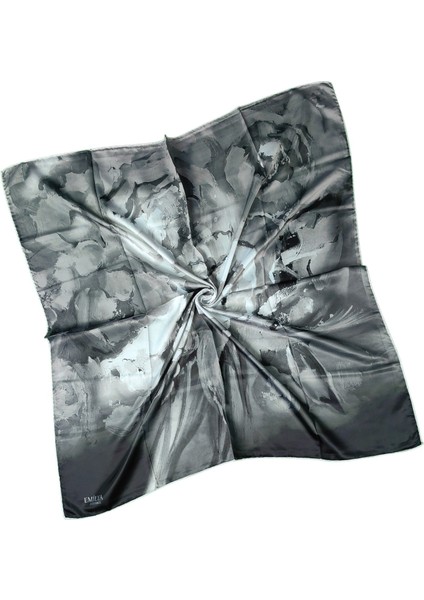 Emilya Rayon Çiçek Desenli Eşarp 90X90 cm modelleri