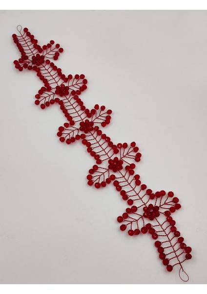 Boncuklu, Çiçekli Kristal Gelin Tacı Saç ve Türban Aksesuarı modelleri