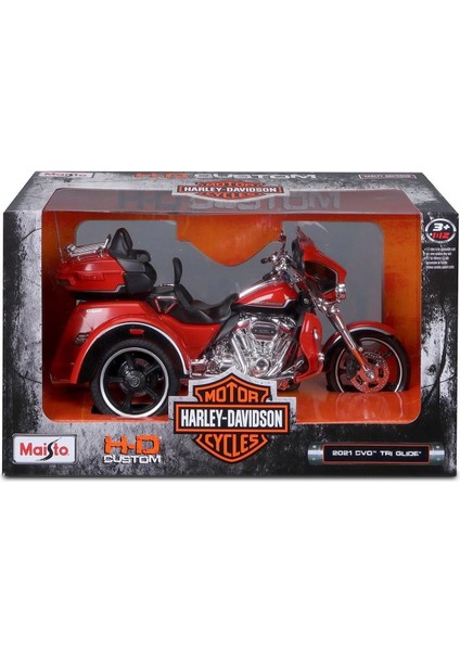 Maisto 1/12 Harley-Davidson 2021 Cvo Trı Glide Motosiklet modelleri