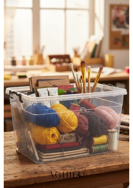 Kilitli Saklama Kabı 3'lü – Kapaklı & Şeffaf Erzak / Düzenleme Kutusu fırsatları