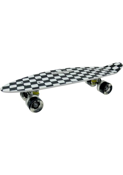Desenli Orta Boy Işıklı Kaykay 60 cm modelleri