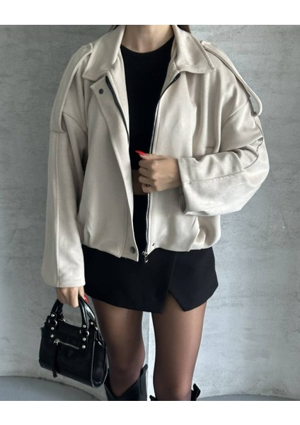 Yeni Sezon Oversize Süet Bomber Ceket fiyatları