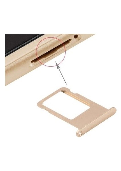 Iphone 6s Plus Sim Tepsisi ( Çekmece ) Gold