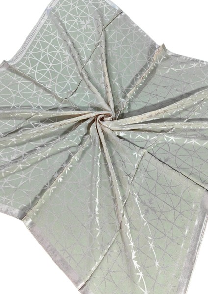 Mısırlı Eşarpları Devore Geometrik Desenli Eşarp modelleri