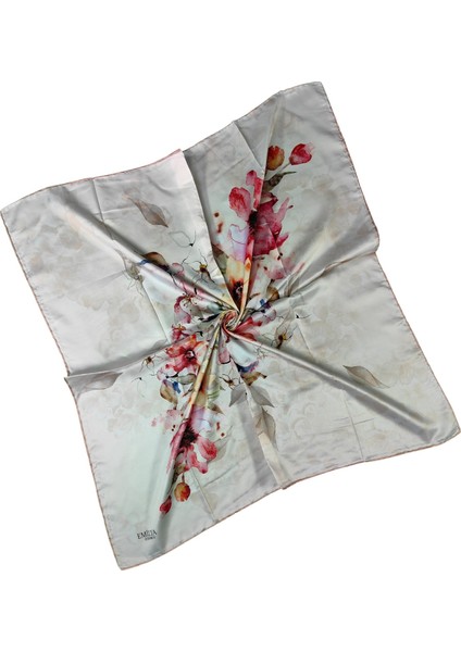 Emilya Rayon Çiçek Desenli Şal Eşarp 90X90 cm fiyatları