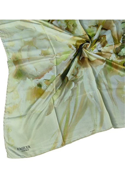 Emilya Rayon Çiçek Desenli Eşarp 90X90 cm fiyatları