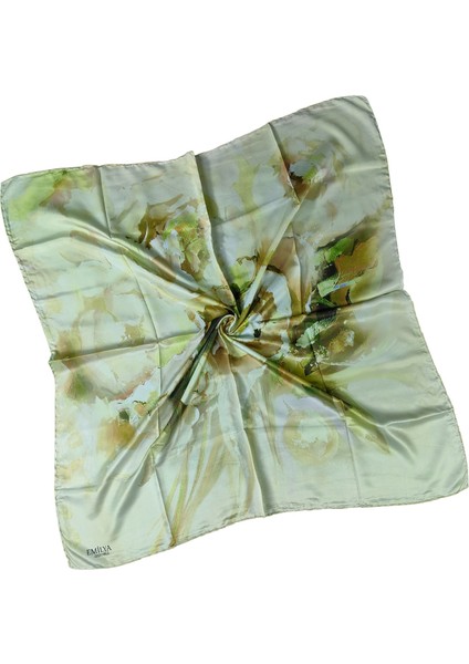 Emilya Rayon Çiçek Desenli Eşarp 90X90 cm modelleri