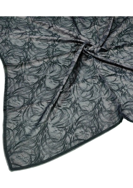 Valino Desenli Şifon Eşarp – 90X90 cm