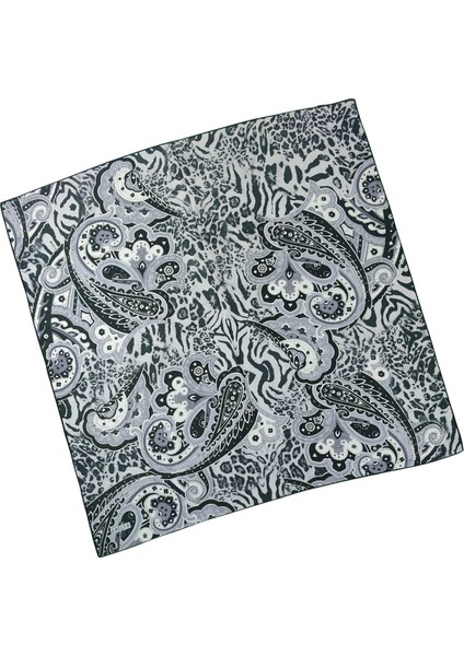 Emilya Fres Krep Leopar Desenli Eşarp 90X90 cm modelleri