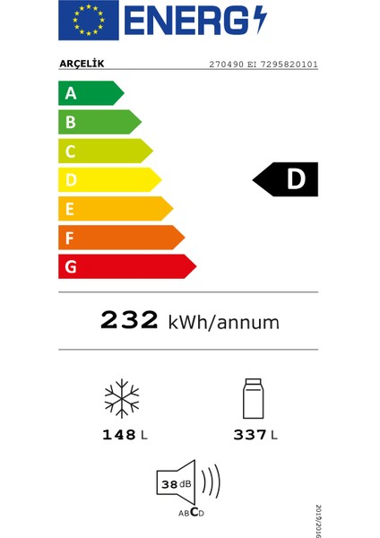 270490 Eı Alttan Donduruculu Buzdolabı indirimleri