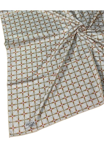 Emilya Rayon Desenli Eşarp 90X90 cm modelleri