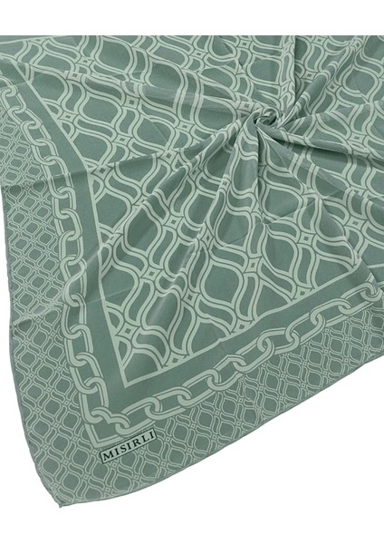 Mısırlı Eşarpları Emprime Krep Desenli Eşarp