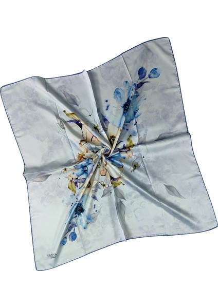 Emilya Rayon Çiçek Desenli Şal Eşarp 90X90 cm fiyatları