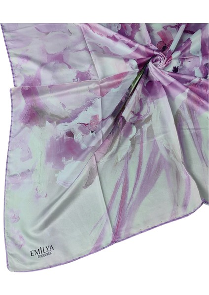 Emilya Rayon Çiçek Desenli Eşarp 90X90 cm fiyatları
