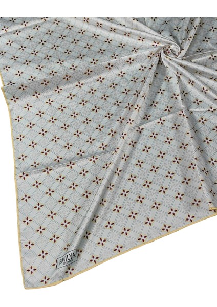Emilya Rayon Desenli Eşarp 90X90 cm modelleri